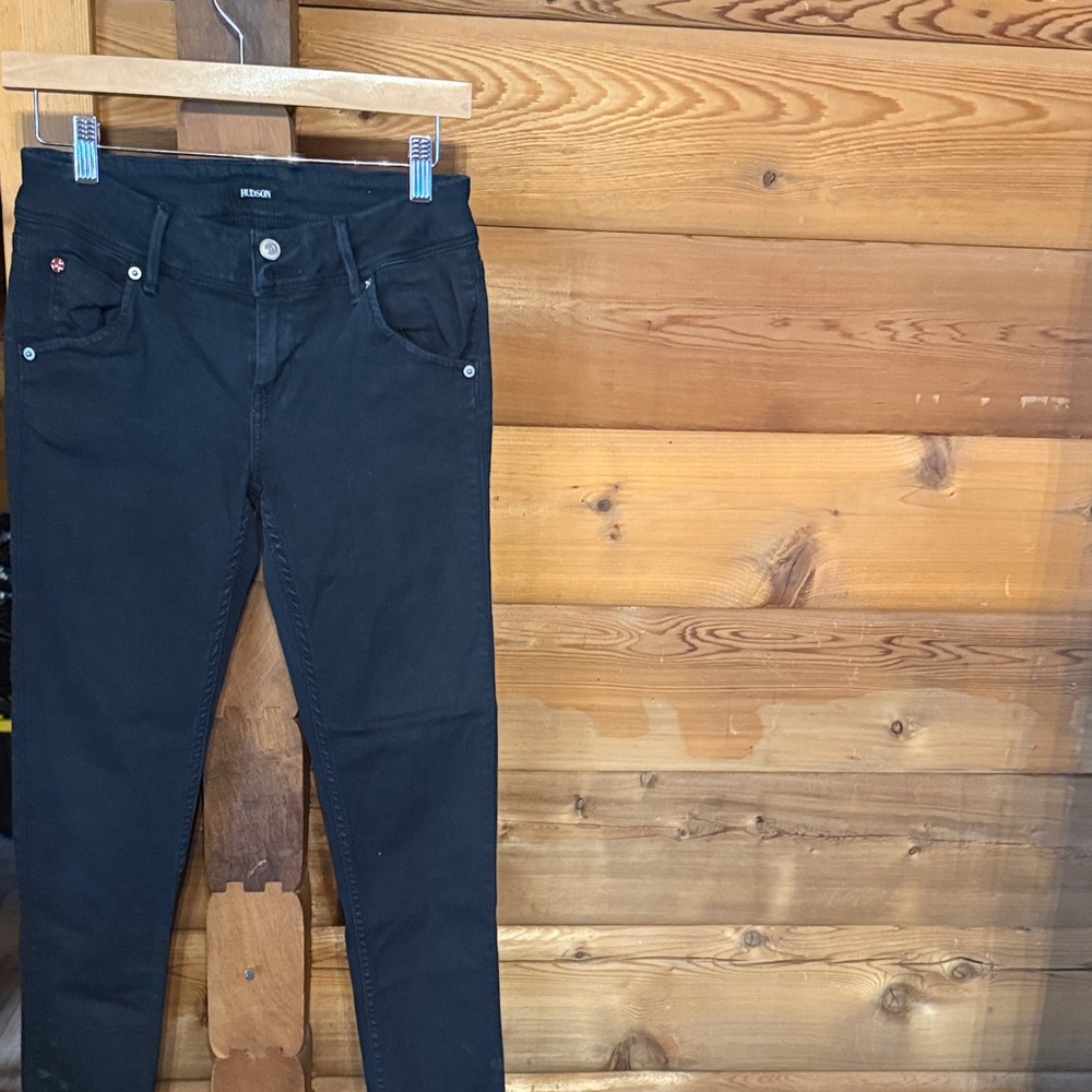 Hudson Jeans Black Slim Stretch Denim